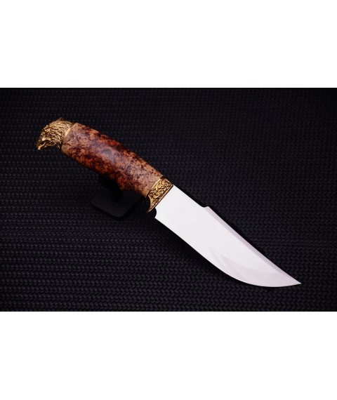 Handmade knife "Falcon 1" with a clean blade