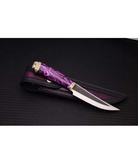 Авторський ніж ручної роботи "Німфа" сталь N690 лімітована серія