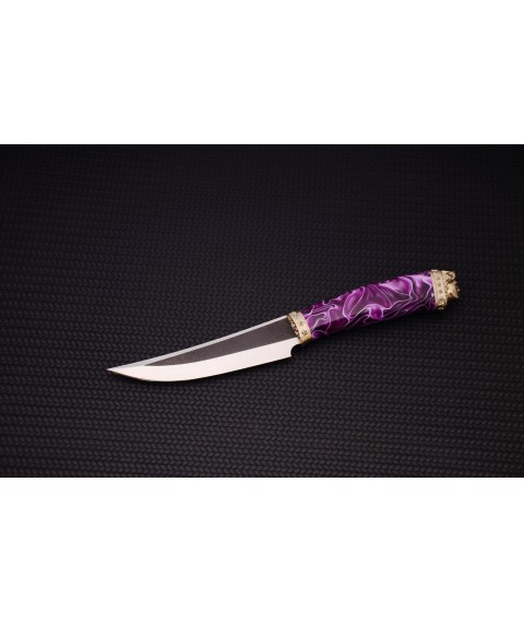 Авторський ніж ручної роботи "Німфа" сталь N690 лімітована серія