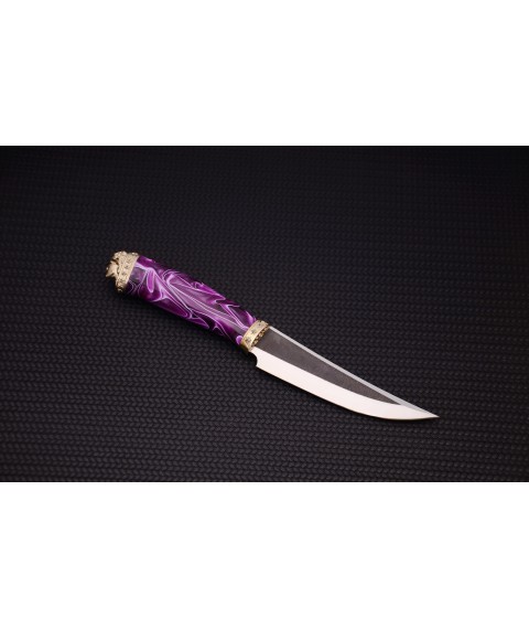 Авторський ніж ручної роботи "Німфа" сталь N690 лімітована серія