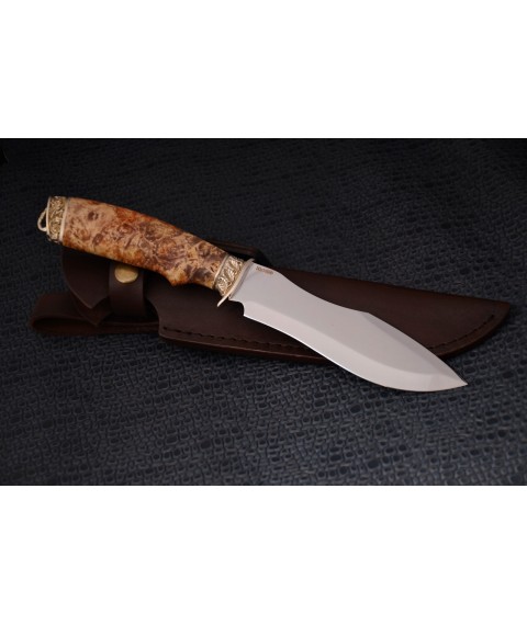 Handmade knife "Vine in a burl" stainless steel