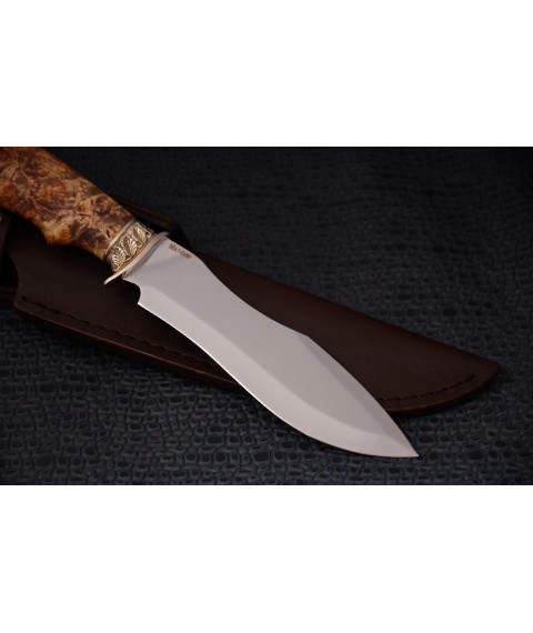 Handmade knife "Vine in a burl" stainless steel
