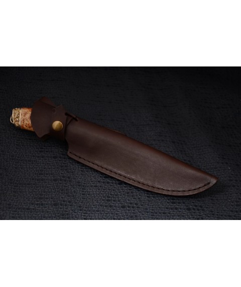 Handmade knife "Vine in a burl" stainless steel