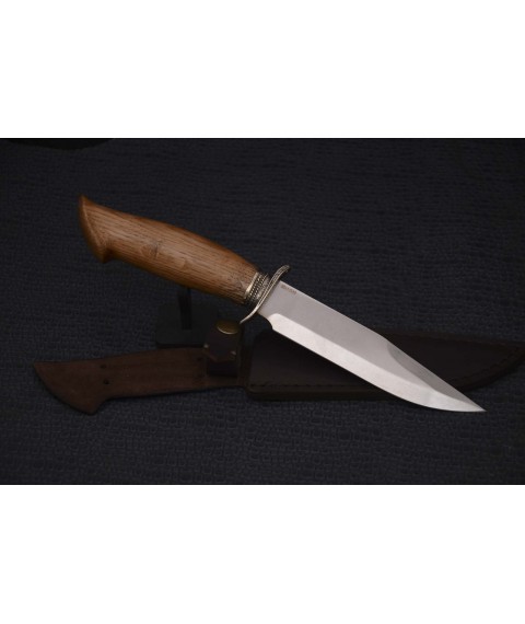 Universal knife "Hunter" in oak, stainless steel
