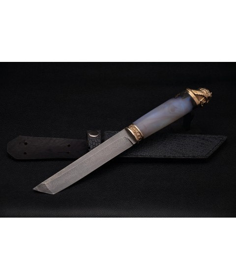 Author's knife "Tanto oriental" Damascus, handmade