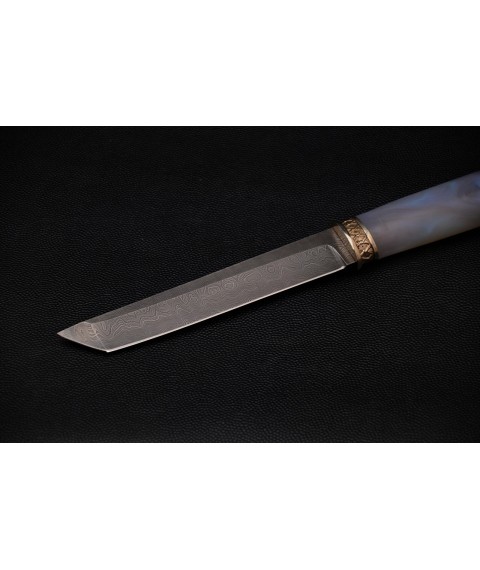 Author's knife "Tanto oriental" Damascus, handmade