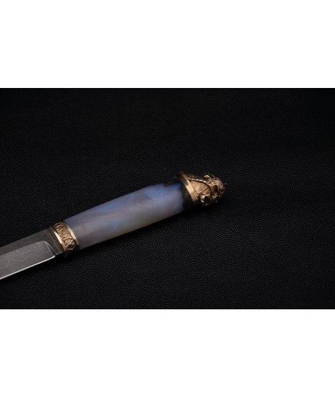 Author's knife "Tanto oriental" Damascus, handmade