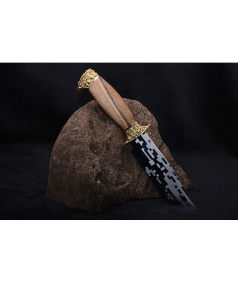 Нож с пиксельной гравировкой "Генеральский"