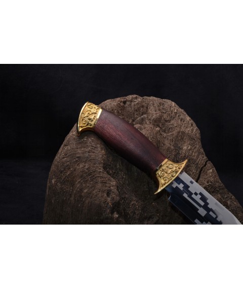 Нож с пиксельной гравировкой "Генеральский"