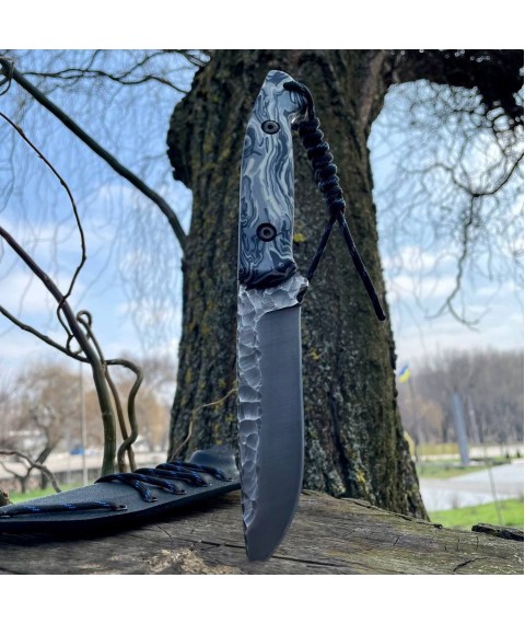 Bushcraft knife No. 2 Gorillas BBQ tourist (marble)