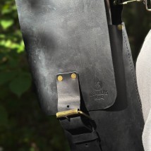 Набір шампурів в шкіряному чохлі Колчан Вегвизир Gorillas BBQ BS37
