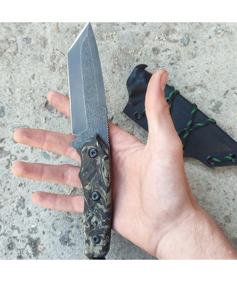 Tactical knife SHARK Gorillas BBQ handmade x12mf (reptile)