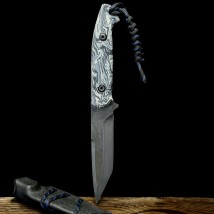 Нож БУШКРАФТ Танто Gorillas BBQ туристический (мрамор)