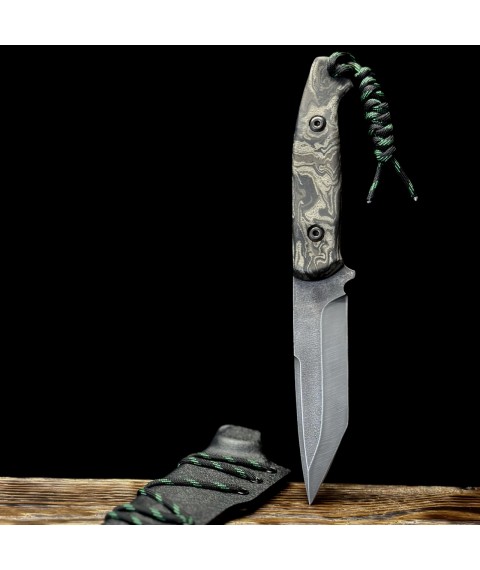 Bushcraft Tanto tourist knife Gorillas BBQ (reptile)