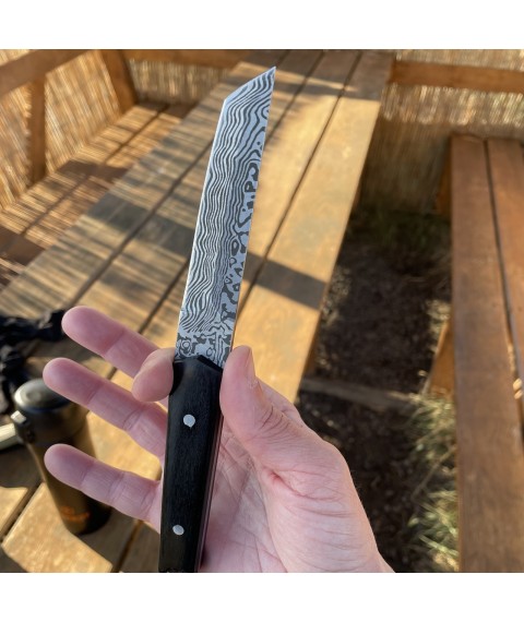 Knife #4611 (Damascus)