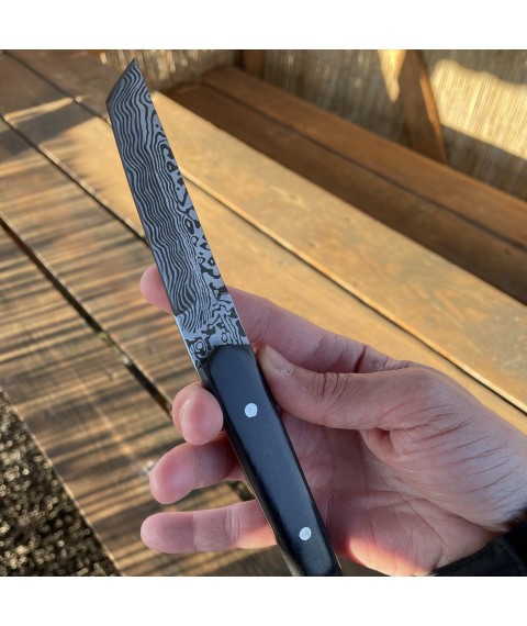 Knife #4611 (Damascus)
