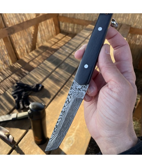 Knife #4611 (Damascus)