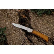 Раскладной нож ручной работы для охоты и рыбалки туристический 50х14мф/57-58 HRC