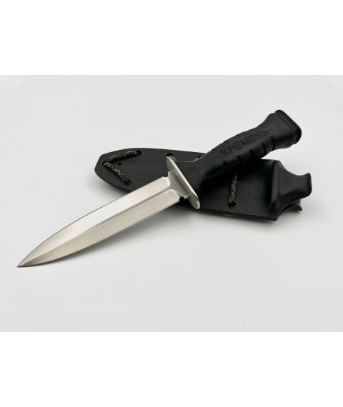 Handmade combat tactical dagger “Flint #1” with Kydex sheath 50x14mf/60 HRC
