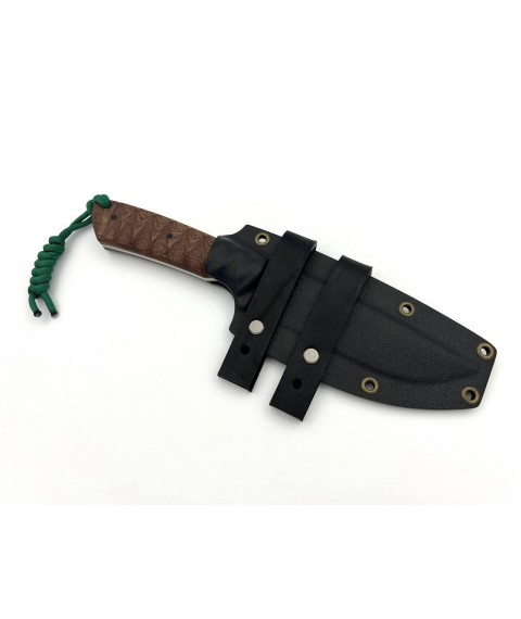 Handmade knife “Berkut #2” with a sheath made of ABS plastic, non-folding N690/60HRC