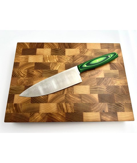 Кухонный нож ручной работы «Шеф #4» из стали N690/61 HRC