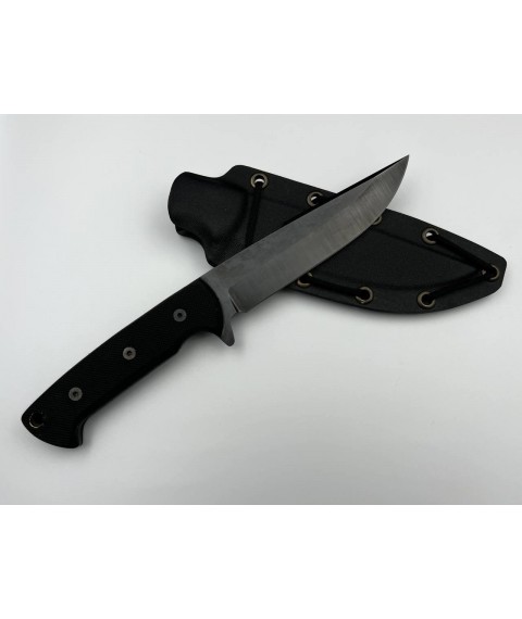 Handmade tactical combat knife “Orkorez #2” with a sheath made of ABS plastic U8/60 HRC