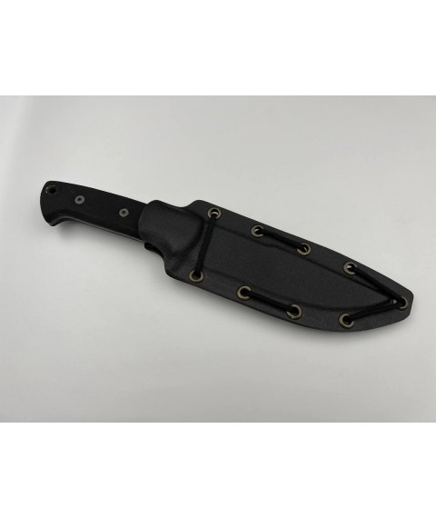 Handmade tactical combat knife “Orkorez #2” with a sheath made of ABS plastic U8/60 HRC