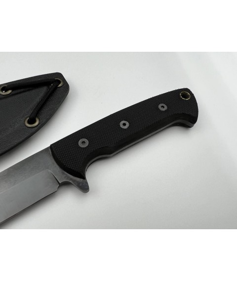Боевой тактический нож ручной работы «Оркорез #2» с ножнами из АБС пластика У8/60 HRC