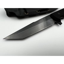 Handmade tactical combat knife “Orkorez Tanto #1” with a sheath made of ABS plastic U8/60 HRC