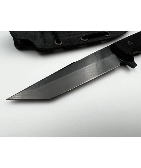 Handmade tactical combat knife “Orkorez Tanto #1” with a sheath made of ABS plastic U8/60 HRC
