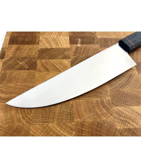 Handmade kitchen knife “Chef #5” made of steel N690/61 HRC