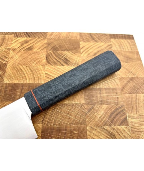 Кухонный нож ручной работы «Шеф #5» из стали N690/61 HRC