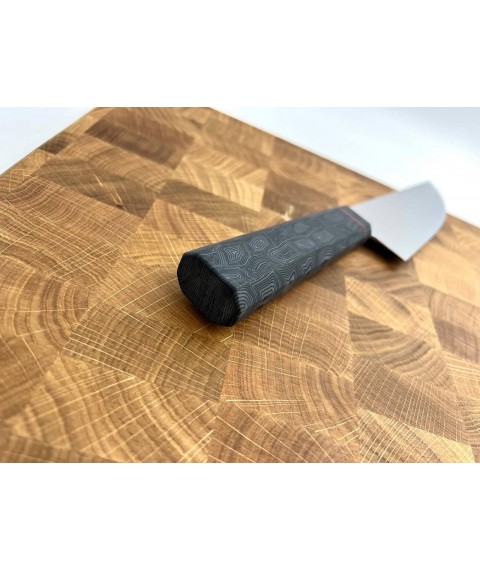 Кухонный нож ручной работы «Шеф #5» из стали N690/61 HRC