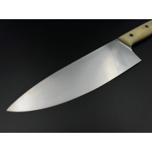 Handmade kitchen knife “Chef #6” made of steel N690/61 HRC