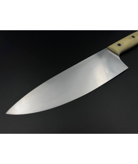 Кухонный нож ручной работы «Шеф #6» из стали N690/61 HRC