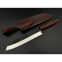 Кухонный нож ручной работы «Сантоку #6» из стали N690/61 HRC