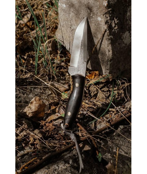 Handmade knife “Snake #5” with leather sheath Х12МФ/60-61 HRC