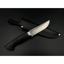 Нож ручной работы «Защитник #2» с ножнами из кожи N690/61-62 HRC