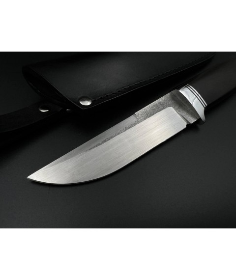 Handmade knife “Defender #2” with leather sheath N690/61-62 HRC