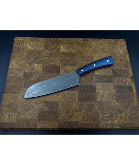 Кухонный нож ручной работы «Сантоку #7», Х12МФ/60 HRC.