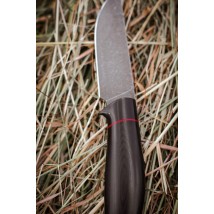 Эксклюзивный нож ручной работы «Скала #1» с кожаными ножнами CPM 10V/65 HRC