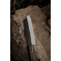 Нож ручной работы «Сантоку #8» из кованой 95Х18/59-60 HRC.
