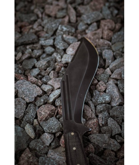 Handmade knife-machete “Kukri #4” made of forged spring steel 60x2a/HRC 59-60