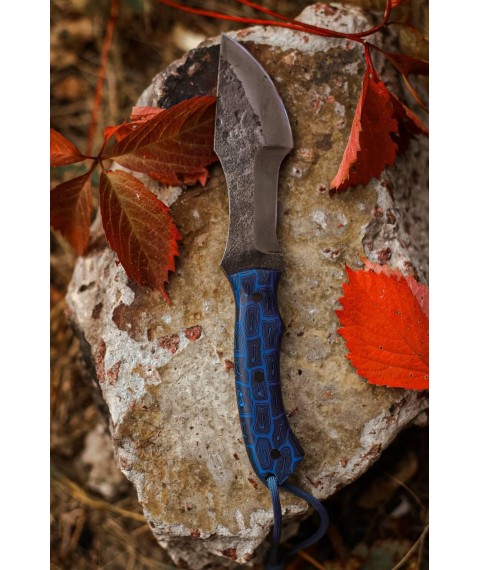 Трекерный нож ручной работы «Трекер #1» с ножнами из кайдекса Х12МФ/60 HRC.