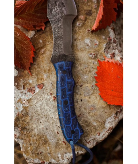 Трекерный нож ручной работы «Трекер #1» с ножнами из кайдекса Х12МФ/60 HRC.