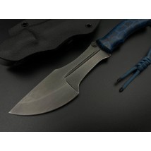 Трекерный нож ручной работы «Трекер #2» с ножнами из кайдекса Х12МФ/60 HRC.