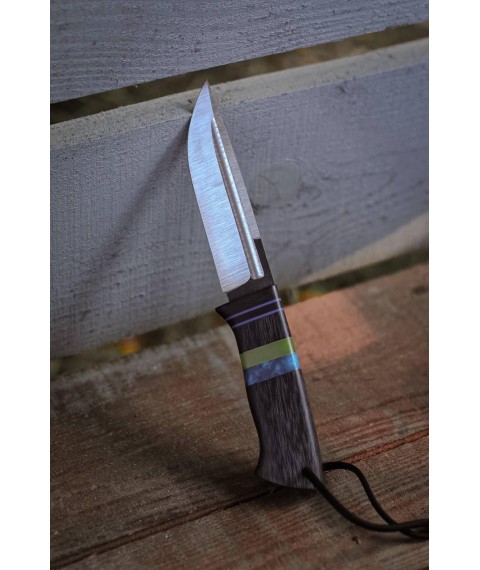 Handmade knife “Patriot #16” with Kydex sheath, awkward N690/61HRC