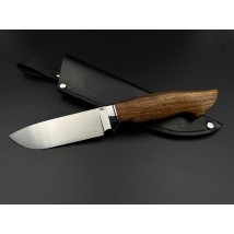 Премиальный нож ручной работы «Лис #1» с ножнами из кожи М398/63 HRC