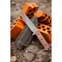 Боевой тактический нож ручной работы «Оркорез #6» с ножнами из АБС пластика У8/60 HRC