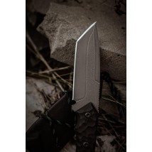 Нож ручной работы «Акула #1» с ножнами из кайдекса N690/61 HRC